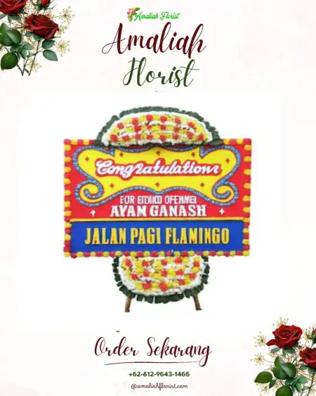 Sewa Papan Bunga Batu Besar