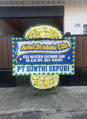 Papan Bunga Duka di Batu Besar